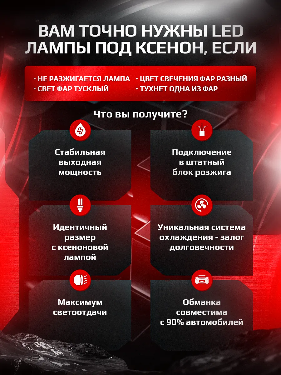 Светодиодные лампы COMPACT D2S 6300K