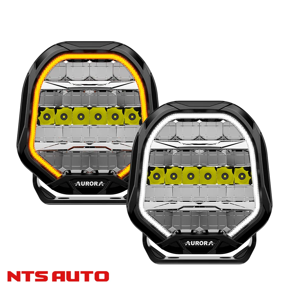СВЕТОДИОДНАЯ ФАРА 9" ДАЛЬНЕГО СВЕТА AURORA ДХО Б/Ж
