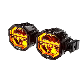 AURORA R12T3 ДАЛЬНЕГО СВЕТА С ДХО БЕЛО-ЖЕЛТЫМ 